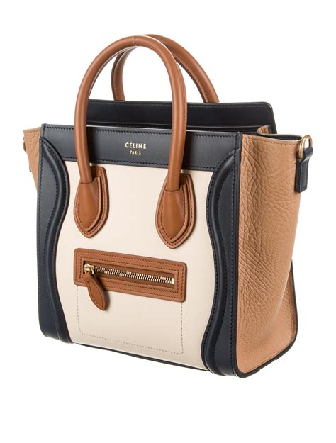 celine nano tote review|celine luggage tote sizes.